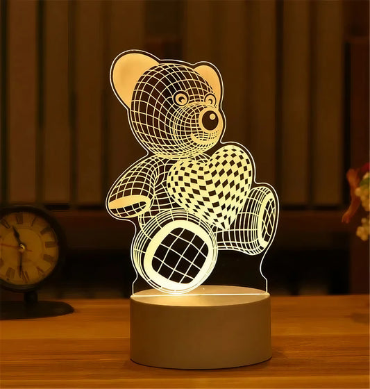 Valentines Acrylic LED Lamp